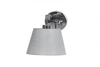 Sypialniana lampa ścienna Zyta AZ2491 Azzardo z tkaniny szara chrom