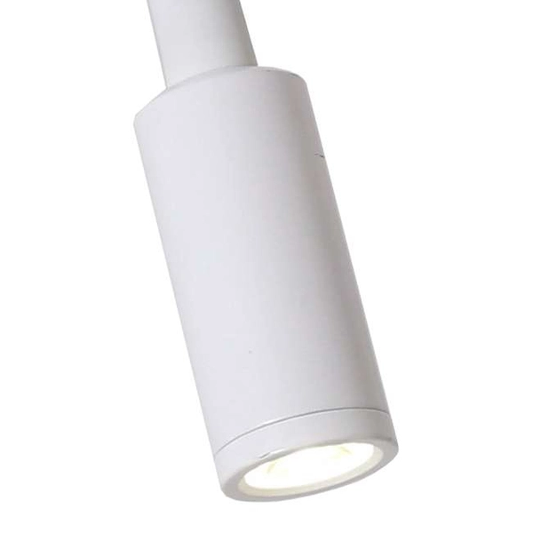LAMPA ścienna SENISE LP-2021/1W WH regulowana LED 3W 3000K na peszlu biała