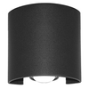 Kikiet ścienny do ogrodu Ortelo OWL-451-1-BL Italux LED 2W 3000K IP54 czarna