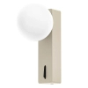 Lampa ścienna Boletta Parette OR85587 z przełącznikiem IP44 szara