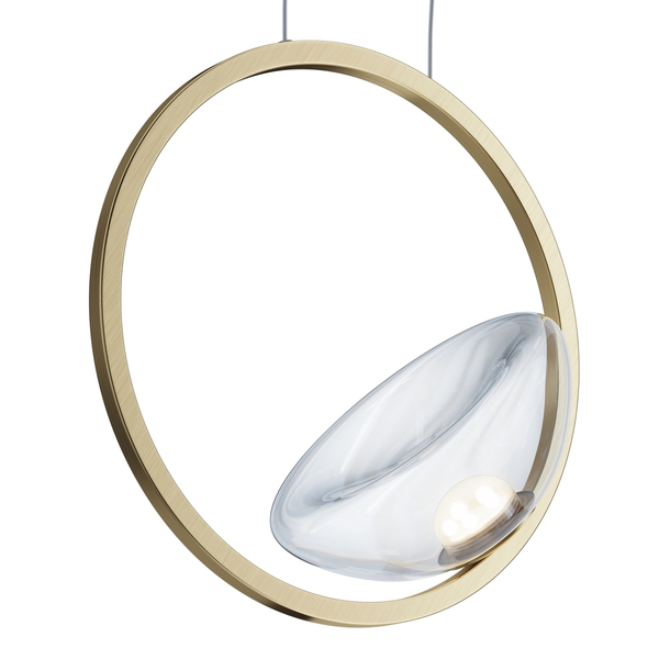 Modernistyczny zwis Lunare MOD327PL-L5BS3K Maytoni LED 5W 3000K mosiądz