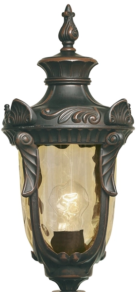 Lampka zewnętrzna Philadelphia PH3-M-OB Elstead do ogrodu liście brązowe