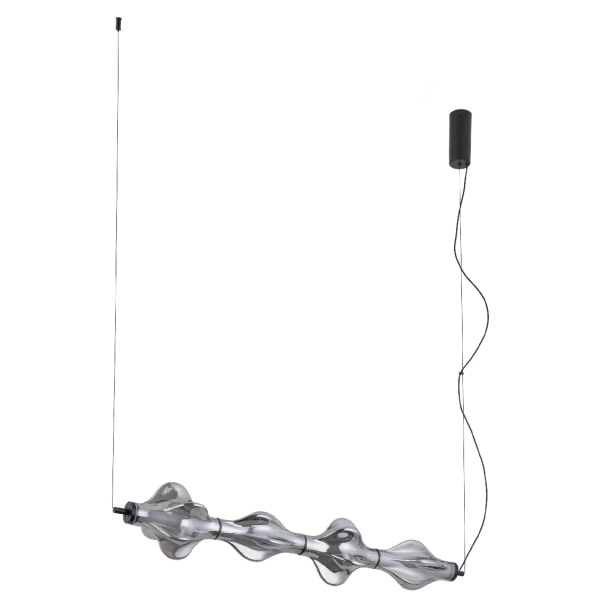 Ledowa podłużna lampa wisząca Elva 18217 LED 30W 3000K grafitowy