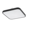 Minimalistyczna lampa sufitowa AGNES SQUARE 10984 LED 16W 4000K IP44 czarna