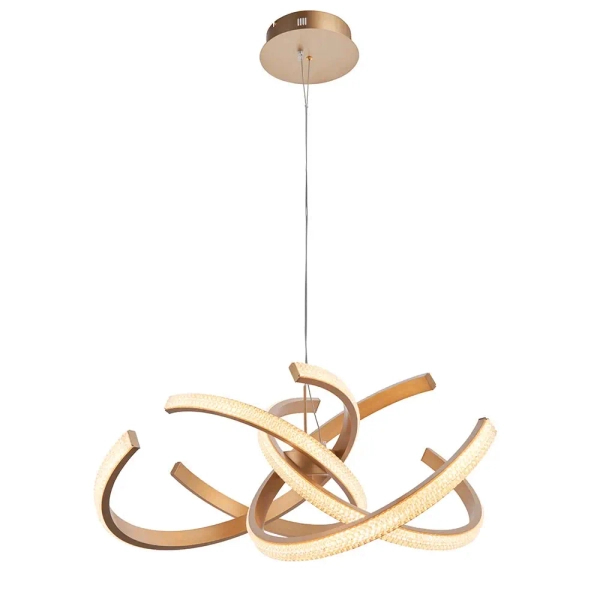 Modernistyczna lampa wisząca Lorenzo 97614 LED 48W 3000K złota
