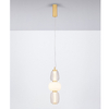 Nowoczesna lampa zwisająca ARROYOS LE44495 LED 28W 3000K biały złoty