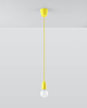 Industrialna LAMPA wisząca SL.0578 OPRAWKA na żarówkę ZWIS kabel przewód żółta