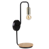Kinkiet industrialny Bipi 21-76847 Candellux z włącznikiem drewniany czarny