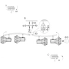 Druciana LAMPA sufitowa PRISKA 54017-4 Globo industrialna OPRAWA metalowy plafon klatki regulowane czarne