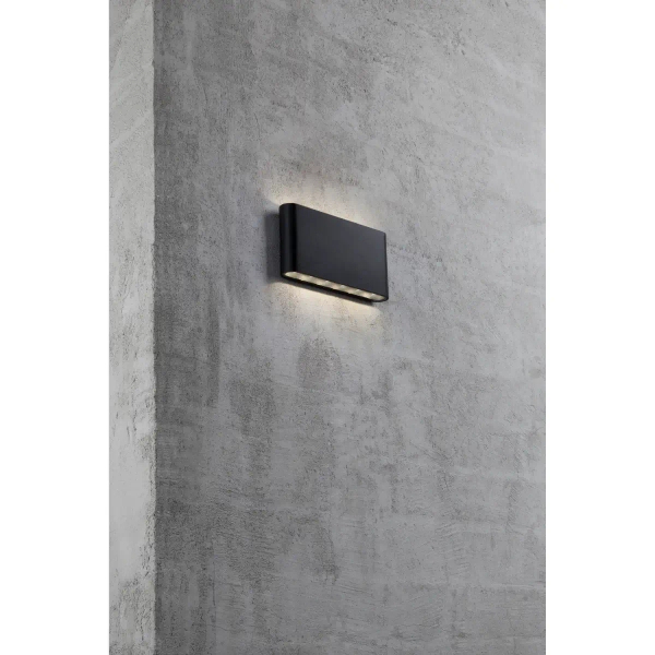 Zewnętrzna lampa ścienna KINVER 84181003 LED 8,5W 3000K IP54 czarny