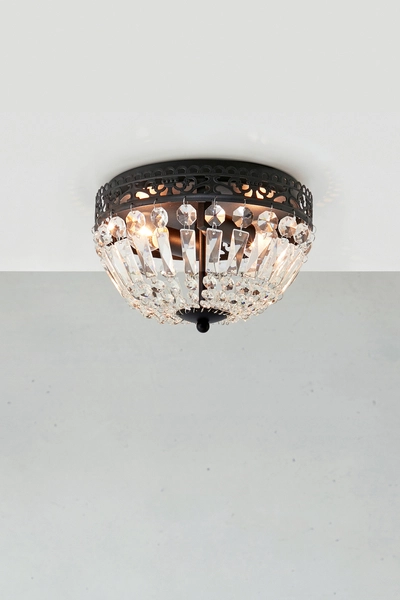 Żyrandol sufitowy Etienne 108598 Markslojd crystals kryształy oprawa czarna