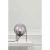 Lampa stołowa do salonu Alton 47645047 kulista czarny przydymiony
