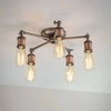 Retro lampa sufitowa Hal 76336 Endon do salonu metalowa miedziana 