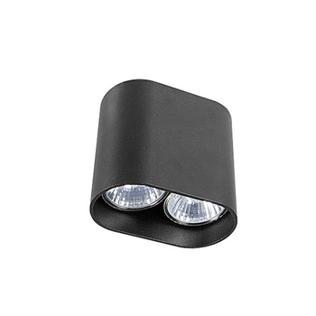 Sufitowy spot do kuchni Pag 9386 czarna lampa downlight metalowy