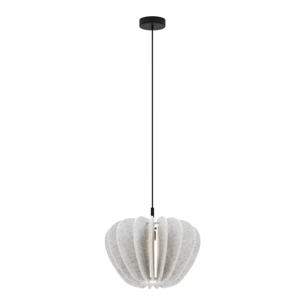 Salonowa lampa wisząca Cambio MOD398PL-01S do sypialni nad stół szara