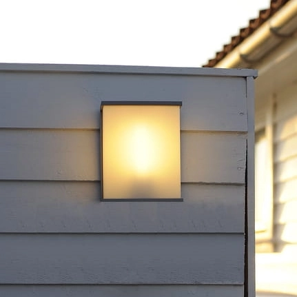 Oprawa naścienna ogrodowa TORSTEN-TALL Elstead zewnętrzna prosta biała