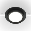 Lampa podsufitowa Hoop DL086-GX53-RD-B downlight okrągły czarny