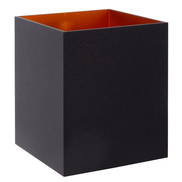 Ścienna lampa kostka XERA 23253/01/30 Lucide kwadratowa metalowa czarna