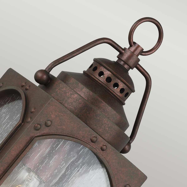 Kinkiet na elewację FE-RANDHURST-S-CO Feiss lampion miedziany
