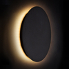 Czarny kinkiet minimalistyczny Ring 7636 LED 12W 3000K salonowy