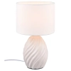 Nocna stołowa lampka Melva R51771031 ceramiczna do sypialni biały