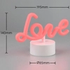 Stołowa lampa love Amor R55931101 LED 1W USB różowy biały