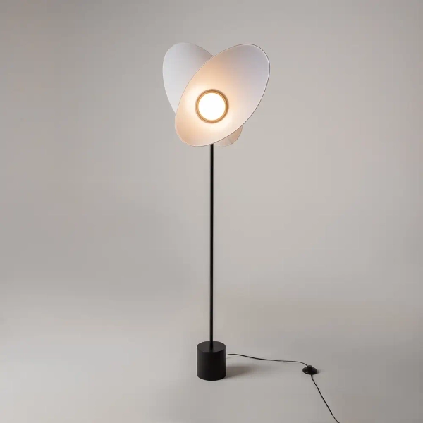 Metalowa lampa stojąca Evolution MOD396FL-L10W3K LED 12W 3000K biała