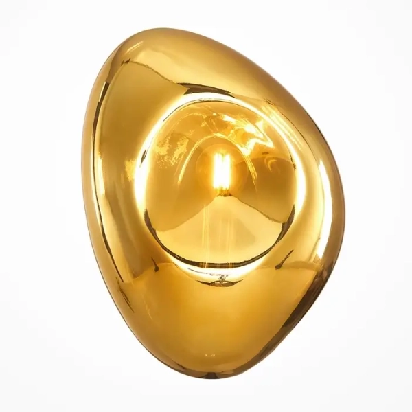 Lampa ścienna Mablell MOD306WL-01G połyskujący złoty