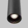 Wisząca lampa Focus Led P072PL-L12B4K-1 LED 12W 4000K tubka czarna