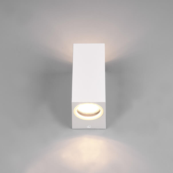Lampa ścienna do ogrodu góra-dół ORVIE DL231204269 IP44 biała