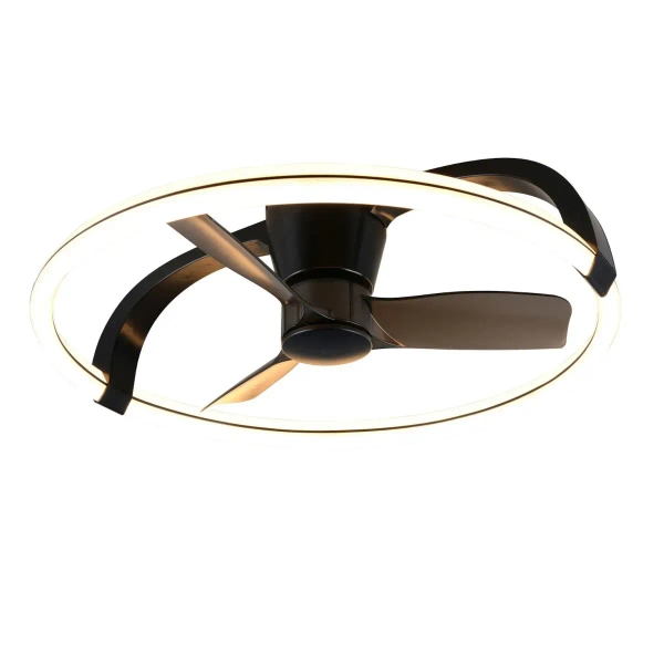 Okrągły lampowentylator STOCKHOLM R64262132 LED 37W 2700-6000K czarny