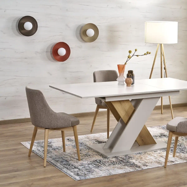 Lampa ścienna do jadalni Slate 10934 mleczna kula tarcza czarny