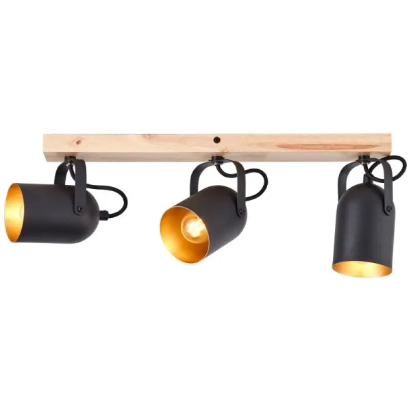 Loftowa lampa sufitowa Tronte 99797/86 regulowana złoty czarny