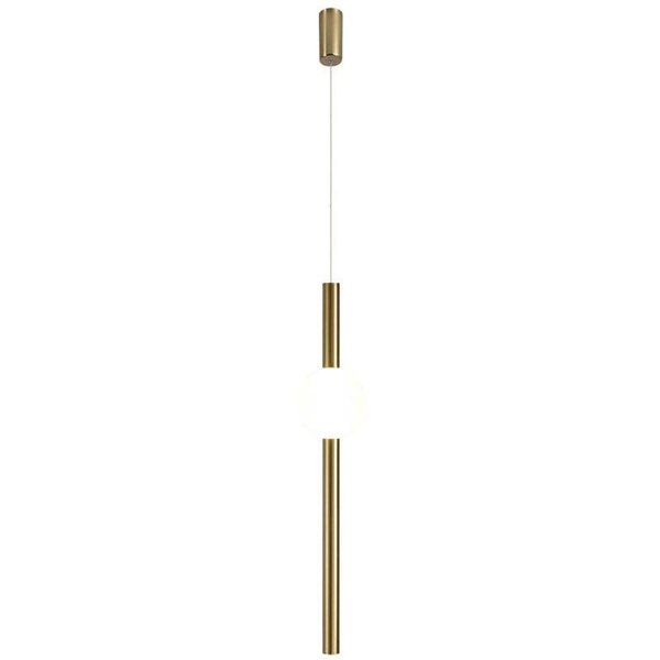 Wisząca lampa z kulą O-line ST-1689S Step LED 10W 3000K sopel mosiądz