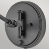 Naścienna lampa na wysięgniku Arti HK-ARTI-1W-BK-NR rattan drewniana czarna
