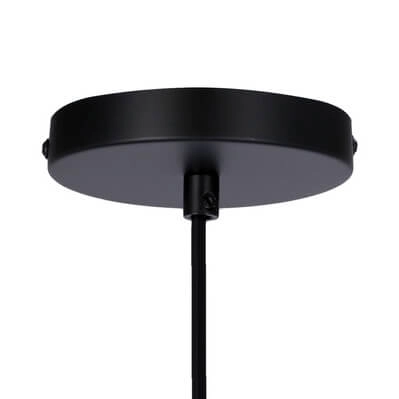 Modernistyczny zwis salonowy Cordel czarna biała balls