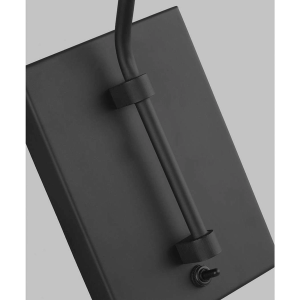 Loftowa LAMPA ścienna Simon FE-SIMON1 Elstead FEISS metalowa OPRAWA regulowany kinkiet mosiądz czarny