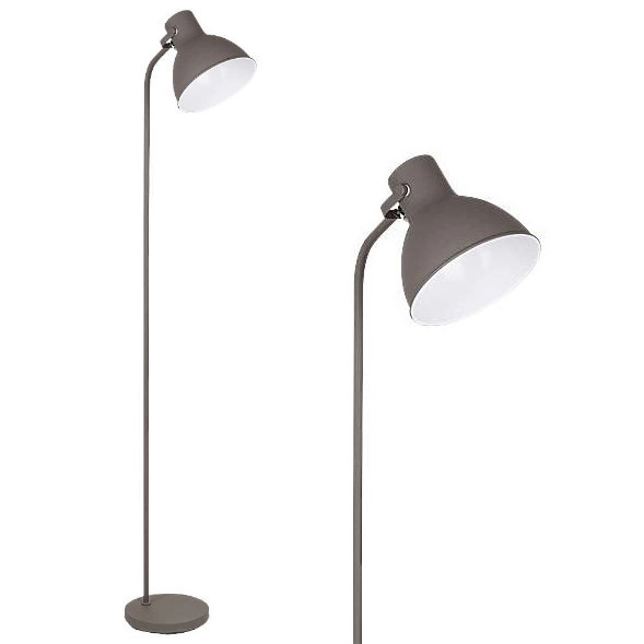 LAMPA podłogowa DEREK 4329 Rabalux stojąca OPRAWA do salonu szara