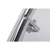 Obrotowy fotel stojący Bubble Stand JH-200-2.BLACKPUW do pokoju chrom czarny