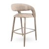 Tkaninowe krzesło IRIS MM001501100351 beżowe do jadalni 47cm