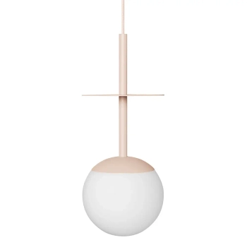 Wisząca okrągła lampa do jadalni PLAAT A PLA11010P0 beżowa