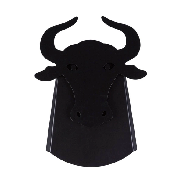 Lampa ścienna ORIGAMI BULL-B metalowa kinkiet LED 6W 3000K byk czarny
