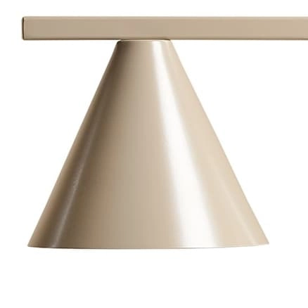 Gabinetowa lampa na biurko Form 1108B17 Aldex metalowy stożek beżowy