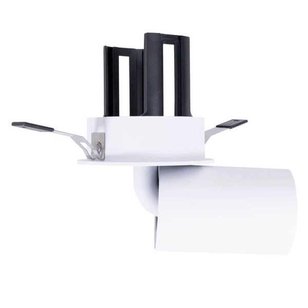 Wpuszczana lampa tubka HALO H0130 Maxlight LED 9W 3000K do sypialni biały czarny