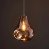 Zwisowa lampa L&-199790 Light& do salonu szklana miedziana