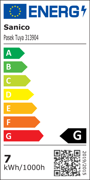 Pasek LED Wi-Fi SMART RGB 6,5W 313904 Polux 540lm taśma 2m 4000K biała