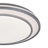 Sufitowa lampa Lupita z pilotem LED 40W 3000-6500K srebrna biała