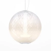 Kulista lampa wisząca okrągła Bruma MOD397PL-L15CH2.7K LED 15W 2700K chrom