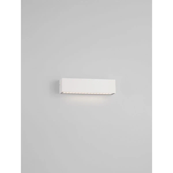 Matowy ścienny kinkiet RAVEZCO LE75200 LED 8W 3000K IP65 biała