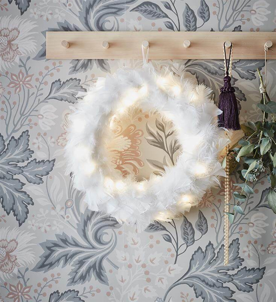 Ozdoba wisząca świetlna Feather pióra LED 0,03W biała ciepła